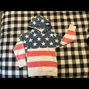 American flag hoodie